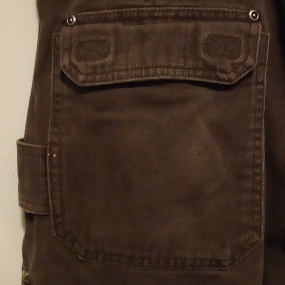 Duluth Trading Co Brown Men's Fire Hose Relaxed Fit Pants - Size 40x32 - Picture 6 of 11
